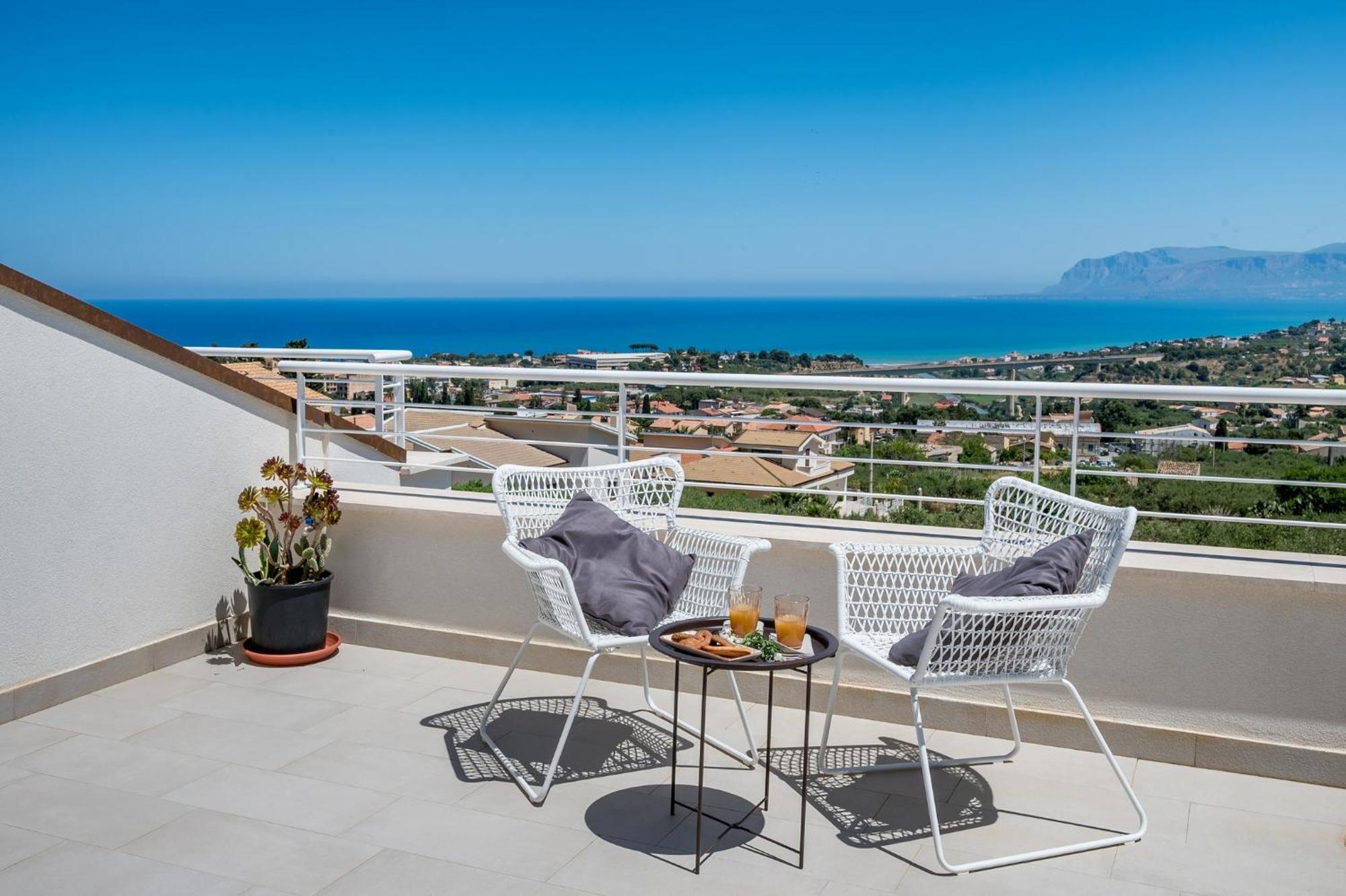 Villa Maria Con Piscina E Vista Mare Кастеламаре дел Голфо Стая снимка